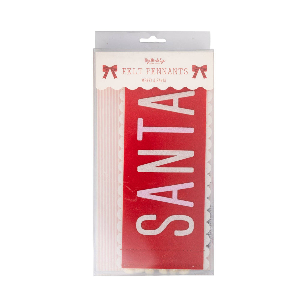 SUG1214 - Medium Felt Pennant Set My Mind’s Eye SUG1214 - Medium Felt Pennant Set Bonjour Fete - Party Supplies