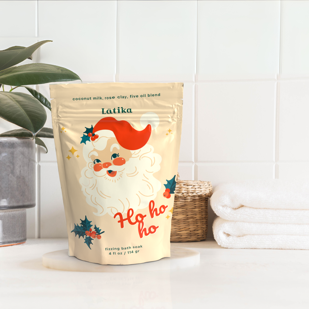 Christmas Peppermint Bath Soak Bonjour Fete Party Supplies Stocking Stuffers