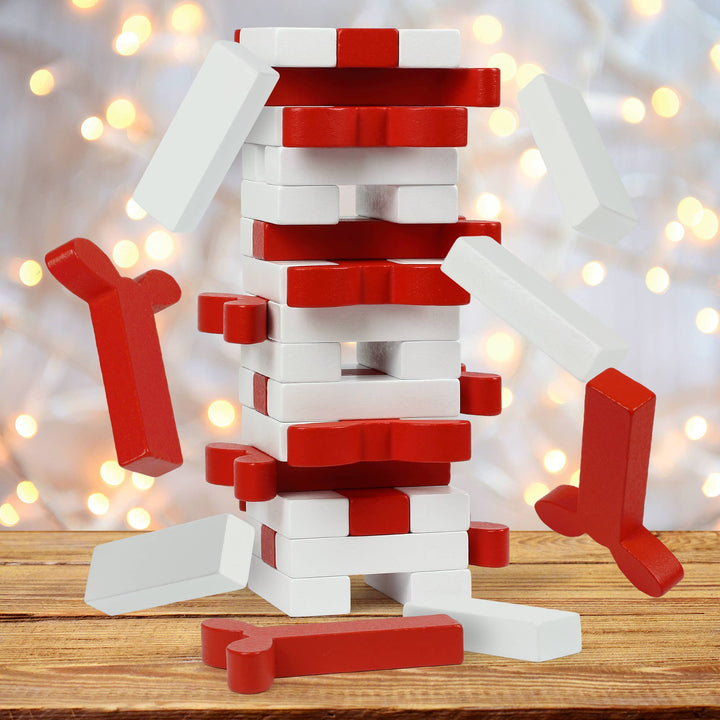 CHRISTMAS PRESENTS STACKING GAME Funwares Stocking Stuffers & Holiday Party Favors CHRISTMAS PRESENTS STACKING GAME Bonjour Fete - Party Supplies