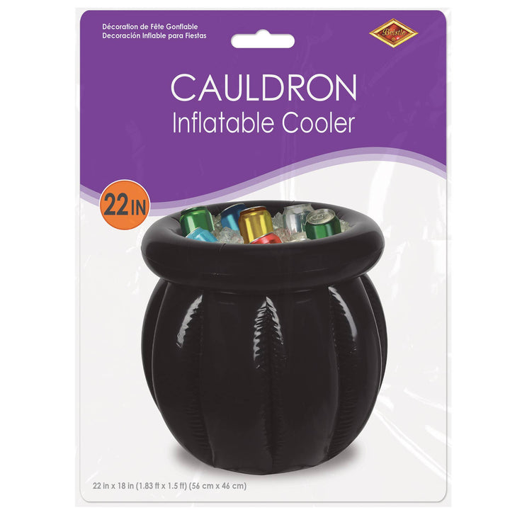INFLATABLE CAULDRON COOLER Beistle Halloween Party Supplies Bonjour Fete - Party Supplies