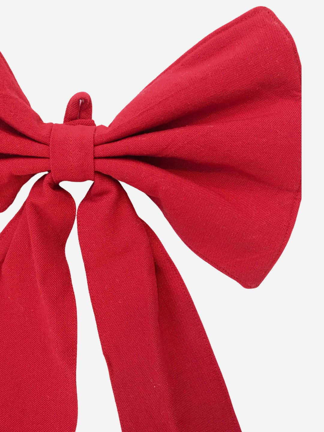 SOLID - Red Fabric Bow Heather Taylor Home simple SOLID - Red Fabric Bow Bonjour Fete - Party Supplies