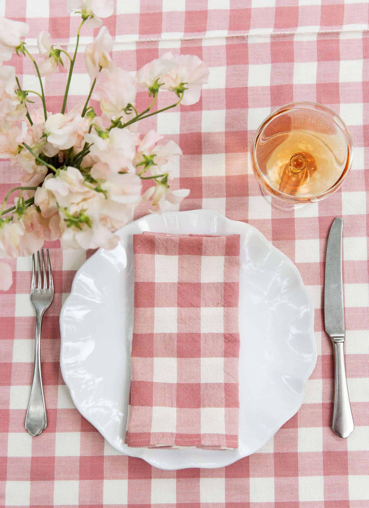 GINGHAM - Rosa Tablecloth Heather Taylor Home variable GINGHAM - Rosa Tablecloth Bonjour Fete - Party Supplies
