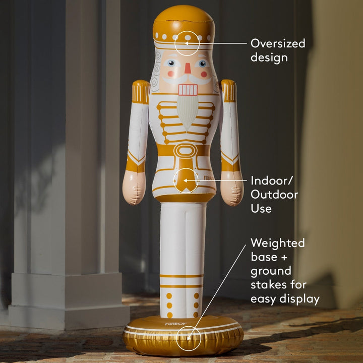Inflatable Nutcracker Funboy Holiday Decor Inflatable Nutcracker Bonjour Fete - Party Supplies
