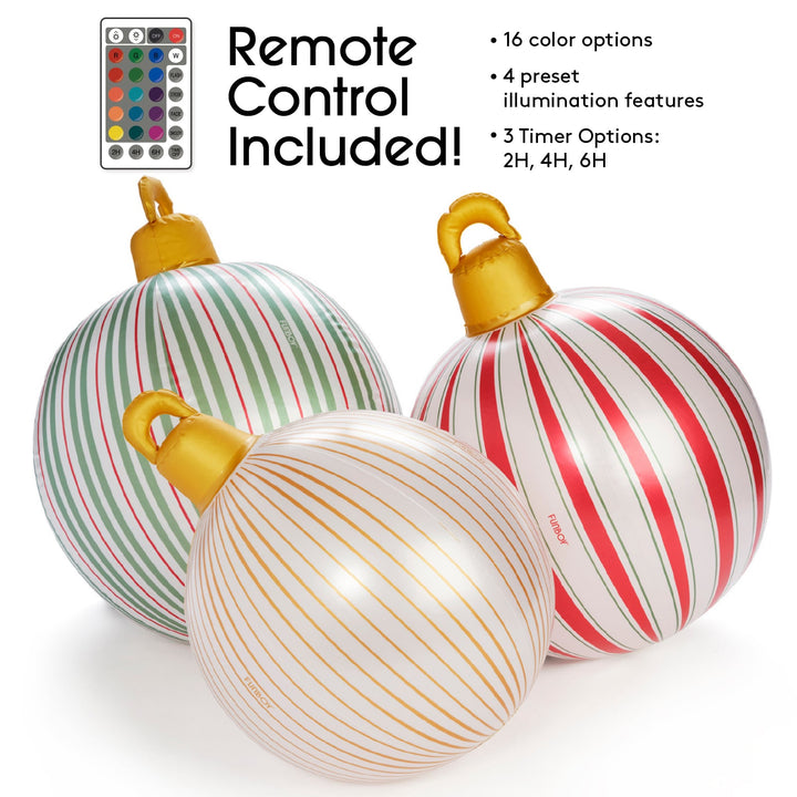 Inflatable Christmas Ornaments Funboy Holiday Decor Inflatable Christmas Ornaments Bonjour Fete - Party Supplies