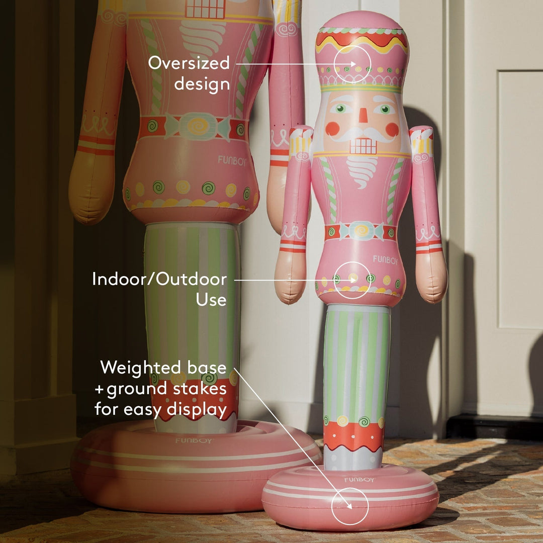 Inflatable Nutcracker Funboy Holiday Decor Inflatable Nutcracker Bonjour Fete - Party Supplies