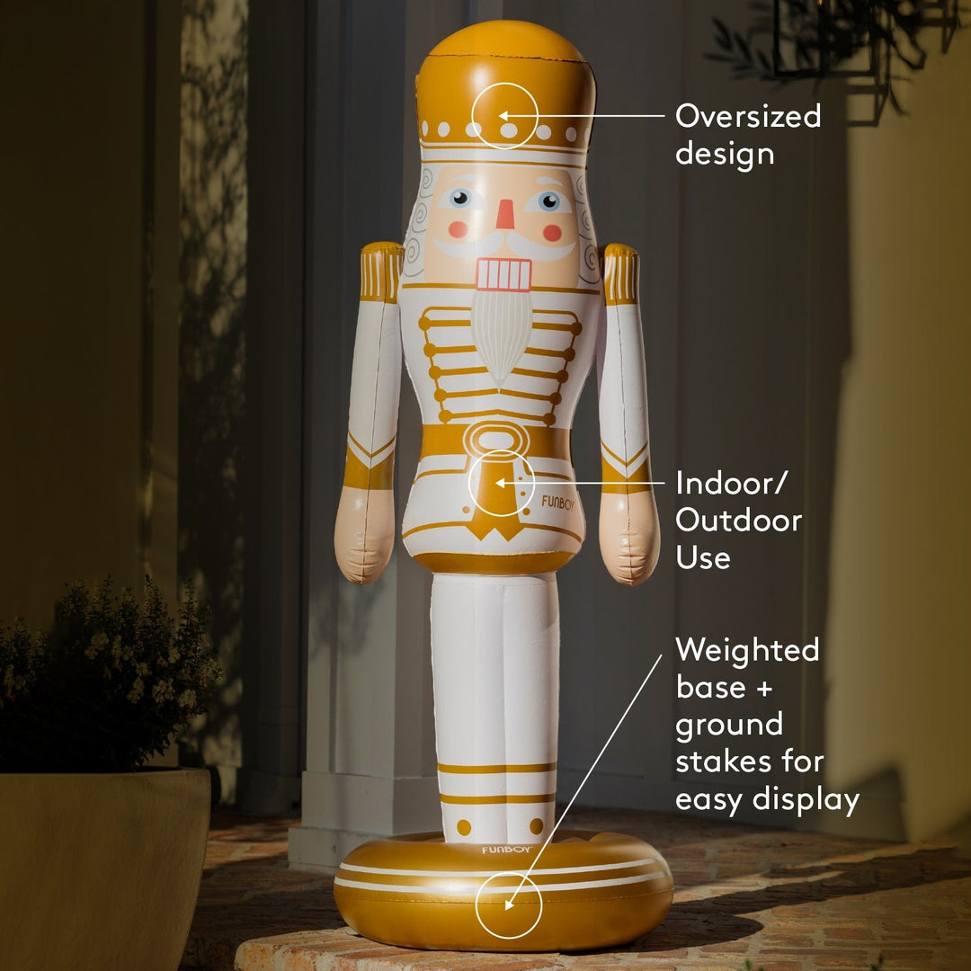 Inflatable Nutcracker Funboy Holiday Decor Inflatable Nutcracker Bonjour Fete - Party Supplies