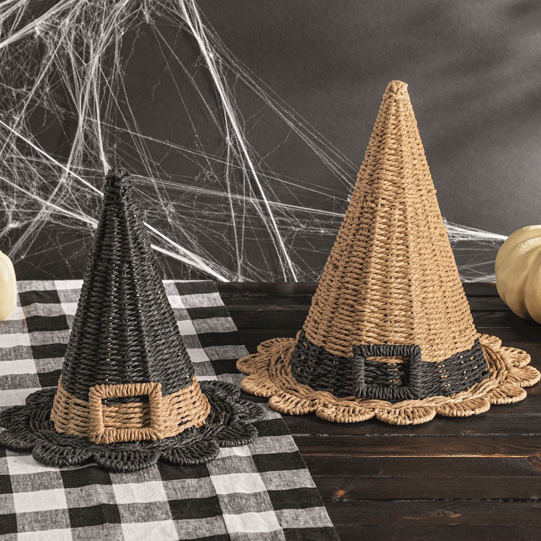 WOVEN WITCH HAT DECORATION - Bonjour Fête 