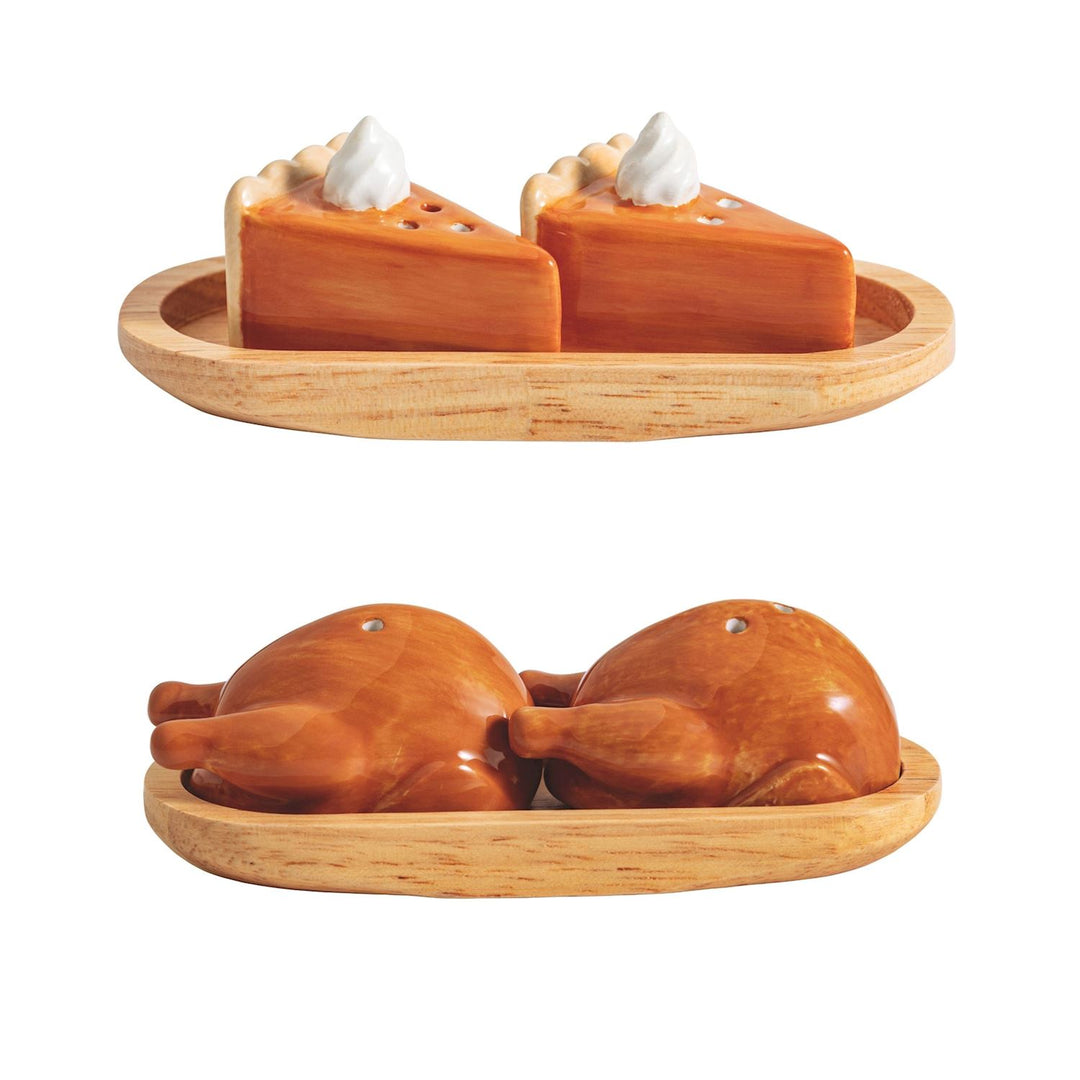 THANKSGIVING SALT & PEPPER SET - Bonjour Fête 