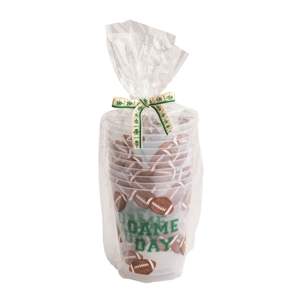 TAILGATE PARTY CUP GIFT SET Mud Pie Cups TAILGATE PARTY CUP GIFT SET Bonjour Fete - Party Supplies