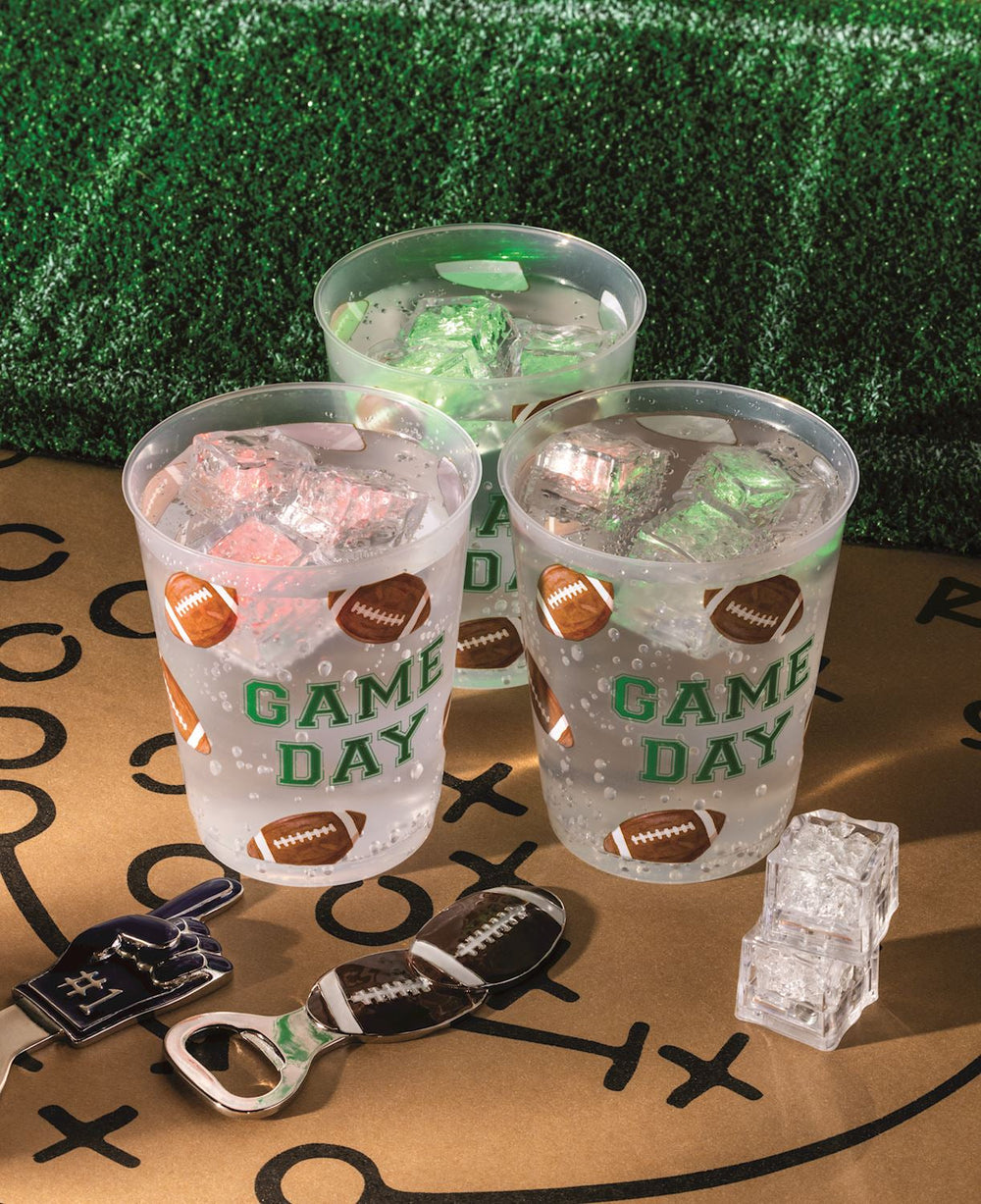 TAILGATE LIGHT-UP DRINK CUBES Mud Pie Drinkware & Bar TAILGATE LIGHT-UP DRINK CUBES Bonjour Fete - Party Supplies