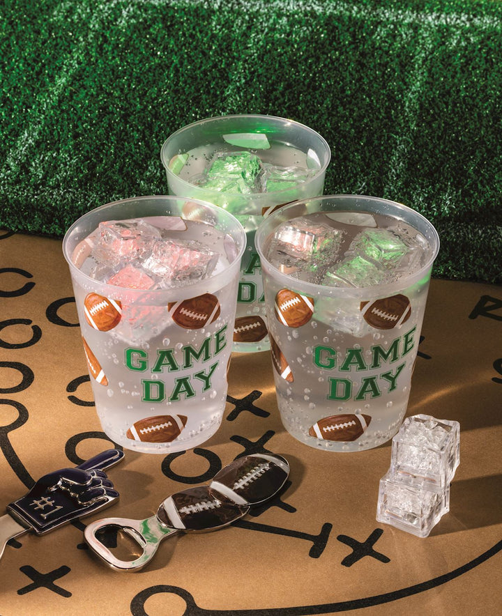 TAILGATE LIGHT-UP DRINK CUBES Mud Pie Drinkware & Bar TAILGATE LIGHT-UP DRINK CUBES Bonjour Fete - Party Supplies