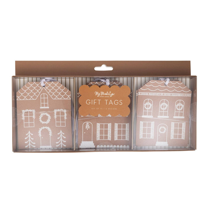 PLGT191 - Gingerbread Houses Tag Set My Mind’s Eye PLGT191 - Gingerbread Houses Tag Set Bonjour Fete - Party Supplies