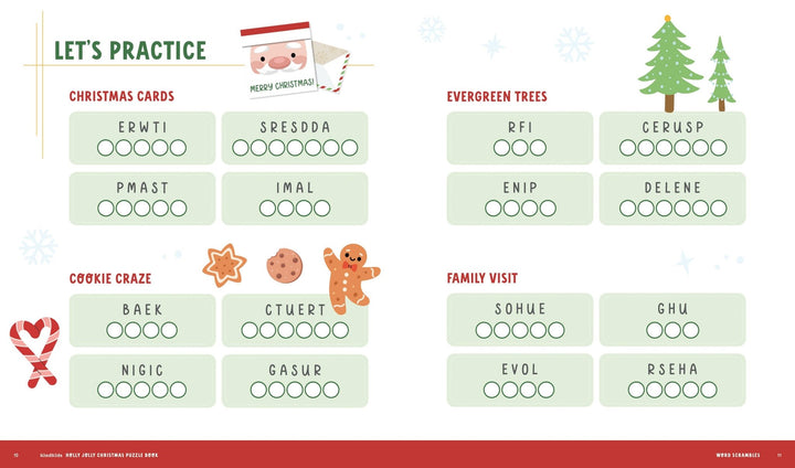 Holly Jolly Christmas Puzzle Book