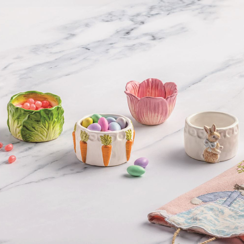 EASTER TIDBIT DISH Mud Pie Easter Home EASTER TIDBIT DISH Bonjour Fete - Party Supplies