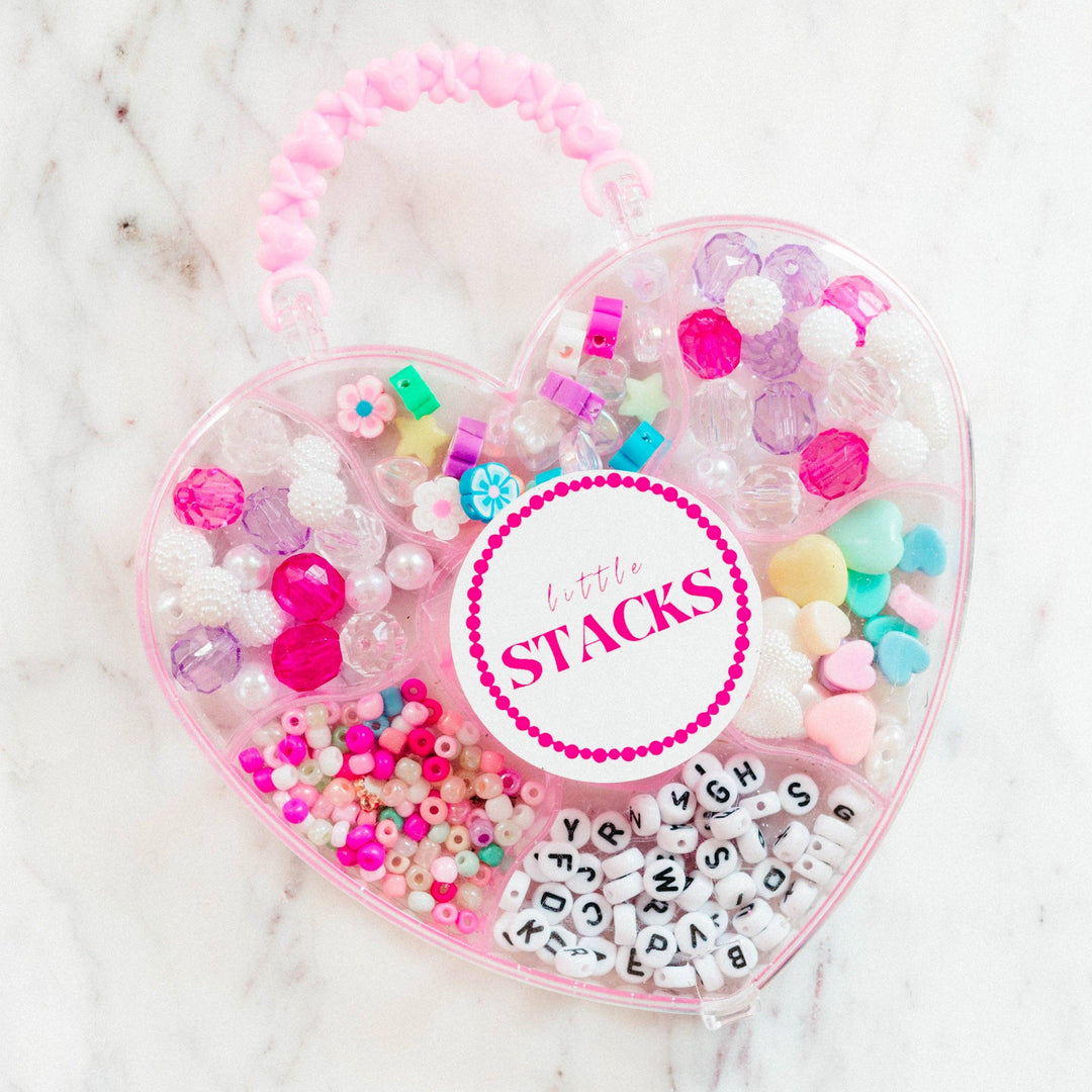 The Pretty in Pink Heart Little Stacks The Pretty in Pink Heart Bonjour Fete - Party Supplies