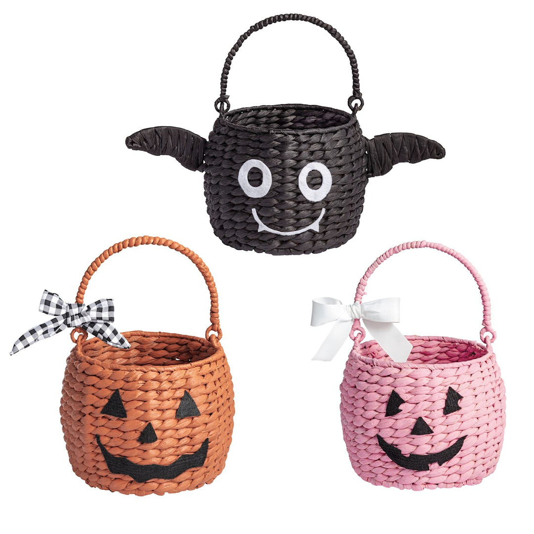 HALLOWEEN WOVEN TREAT BASKET - Bonjour Fête 