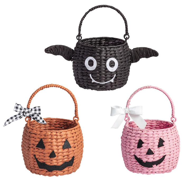 HALLOWEEN WOVEN TREAT BASKET - Bonjour Fête 