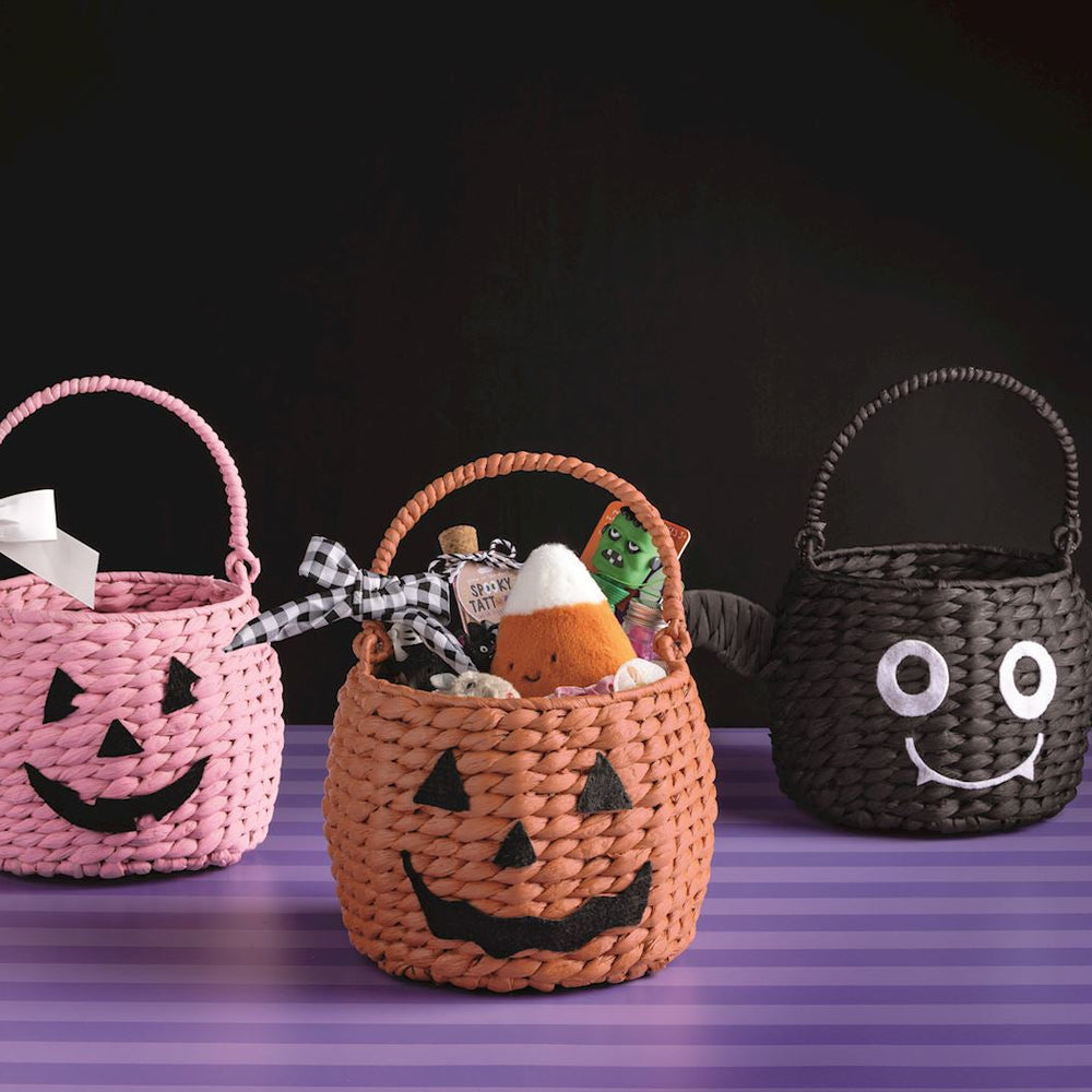 HALLOWEEN WOVEN TREAT BASKET - Bonjour Fête 