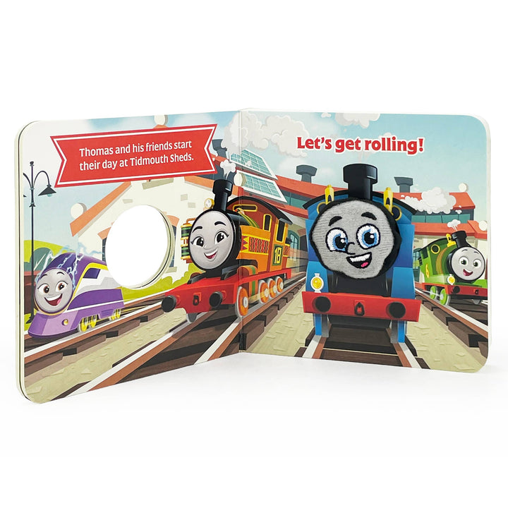 Thomas & Friends, Hello Thomas! Finger Puppet Board Book Cottage Door Press Thomas & Friends, Hello Thomas! Finger Puppet Board Book Bonjour Fete - Party Supplies