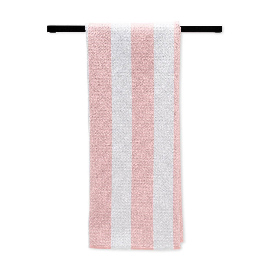 Summer Bold Pink Tea Towel Geometry Bonjour Fete - Party Supplies