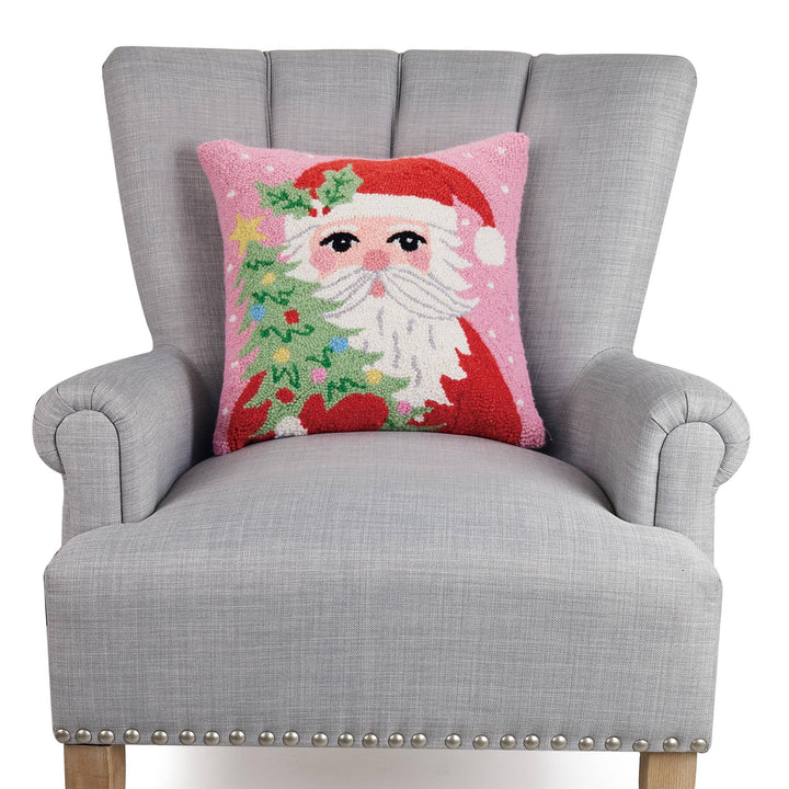 SANTA HOLDING TREE HOOK PILLOW Peking Handicraft Bonjour Fete - Party Supplies