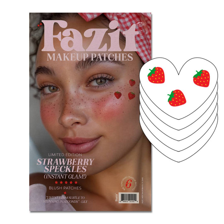 Strawberry Speckles Makeup Patches Fazit Strawberry Speckles Makeup Patches Bonjour Fete - Party Supplies