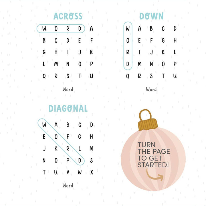 KindKids Word Search Winter Magic Better Day Books KindKids Word Search Winter Magic Bonjour Fete - Party Supplies