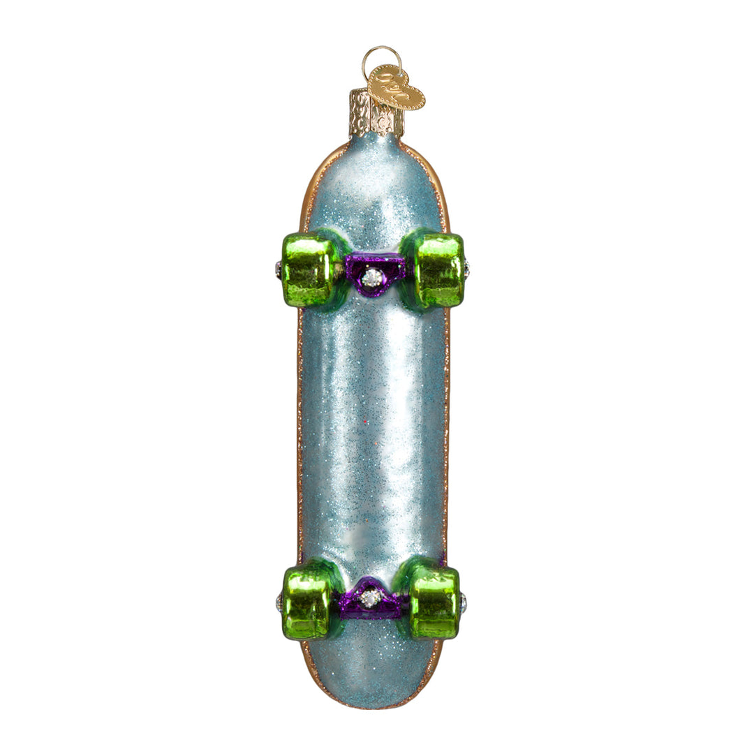 Skateboard Ornament Old World Christmas 5.25 X 1.25 X 1 / 44079 Skateboard Ornament Bonjour Fete - Party Supplies
