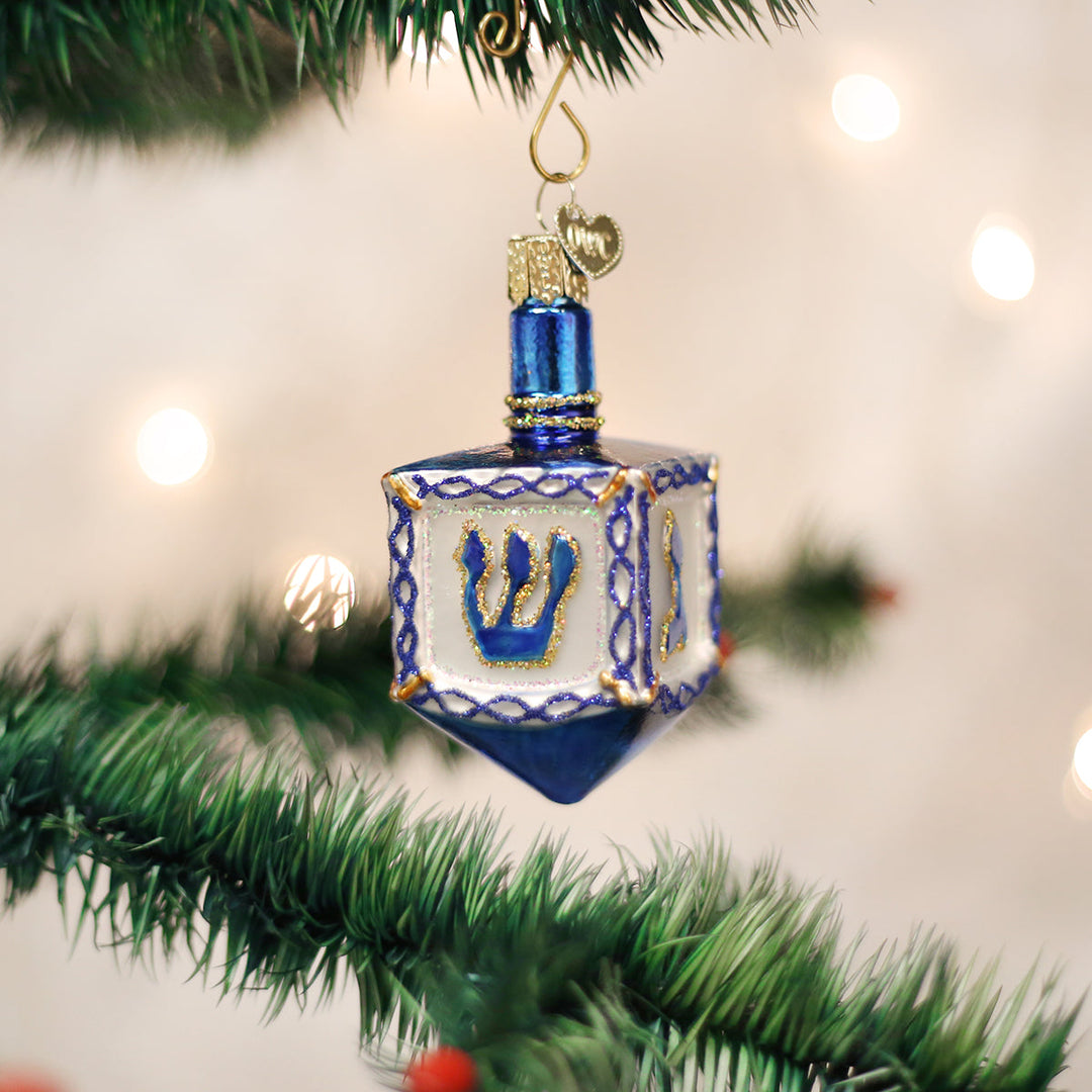 Dreidel Ornament Old World Christmas 3.25 X 1.5 X 1.5 / 44083 Dreidel Ornament Bonjour Fete - Party Supplies