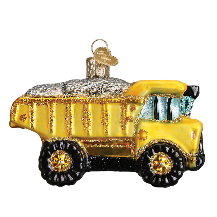 Toy Dump Truck Ornament Old World Christmas 2.25 X 3.5 X 2.25 / 44085 Toy Dump Truck Ornament Bonjour Fete - Party Supplies