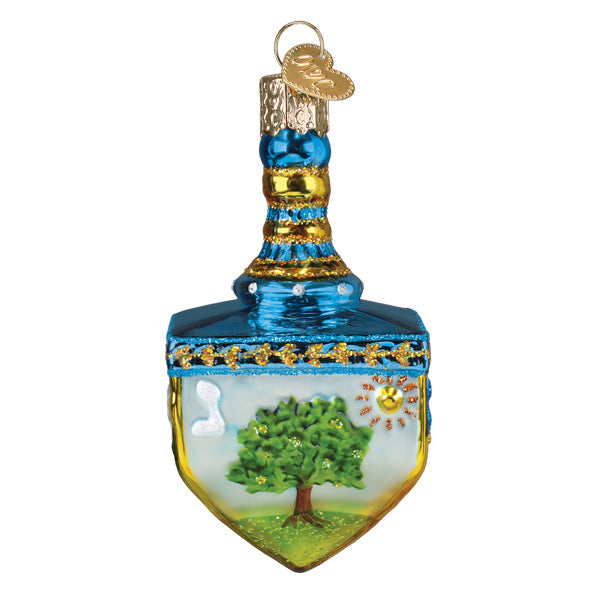 Hanukkah Dreidel Ornament Old World Christmas 3.5 X 2.88 X 2.88 / 44271 Hanukkah Dreidel Ornament Bonjour Fete - Party Supplies