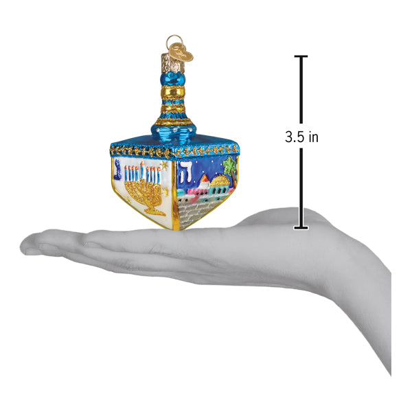 Hanukkah Dreidel Ornament Old World Christmas 3.5 X 2.88 X 2.88 / 44271 Hanukkah Dreidel Ornament Bonjour Fete - Party Supplies