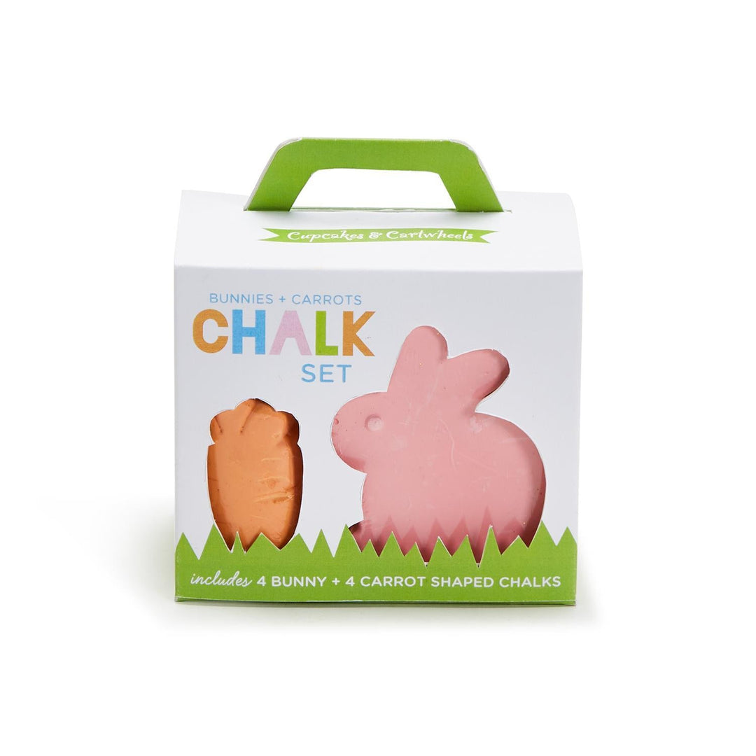 BUNNY AND CARROT CHALK SET Two's Company Easter Gifts & Basket Fillers BUNNY AND CARROT CHALK SET Bonjour Fete - Party Supplies