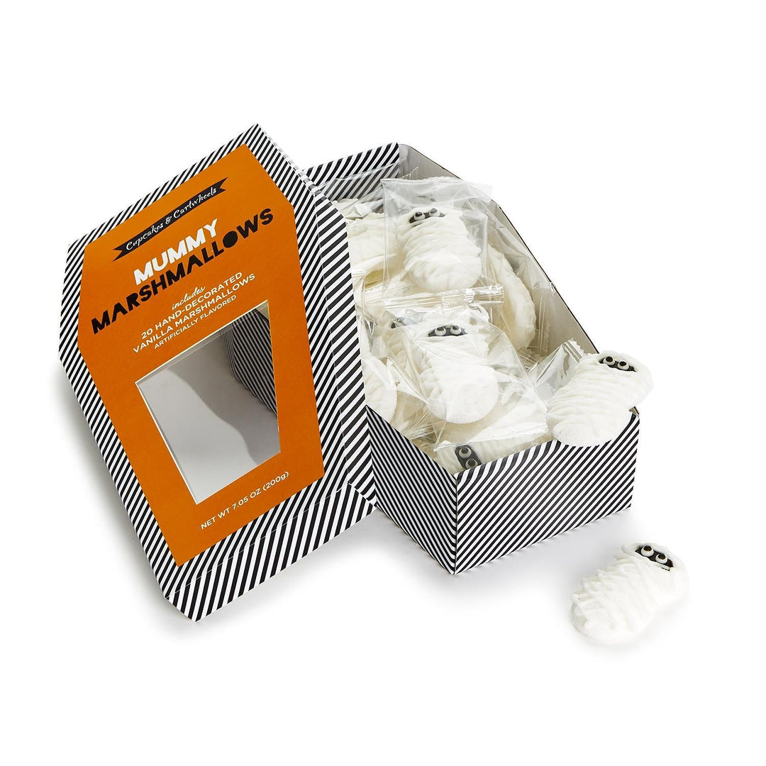 MUMMY MARSHMALLOWS GIFT BOX Two's Company Halloween Party Favors & Boo Baskets MUMMY MARSHMALLOWS GIFT BOX Bonjour Fete - Party Supplies
