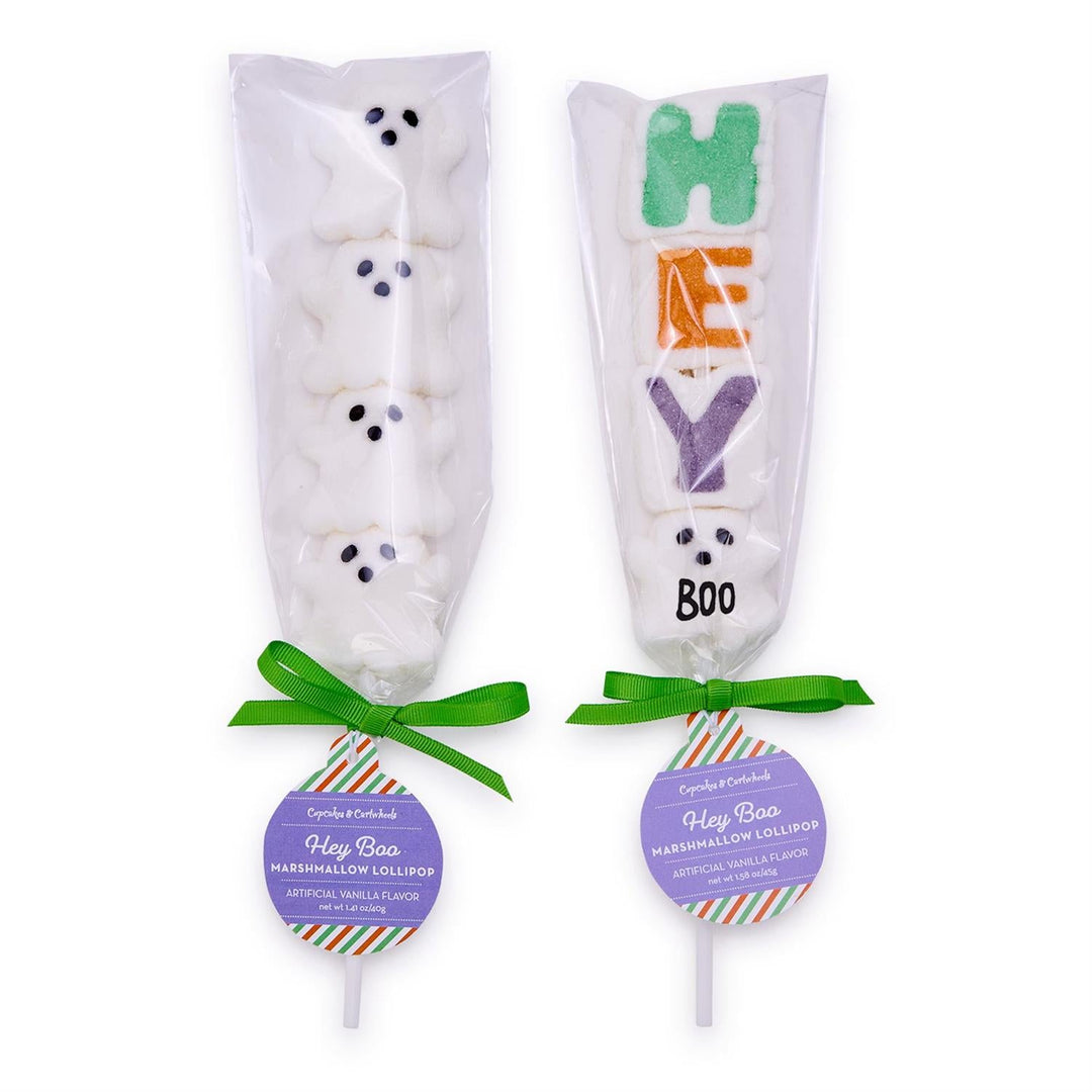 HALLOWEEN MARSHMALLOW LOLLIPOP Two's Company Halloween Party Favors & Boo Baskets HALLOWEEN MARSHMALLOW LOLLIPOP Bonjour Fete - Party Supplies