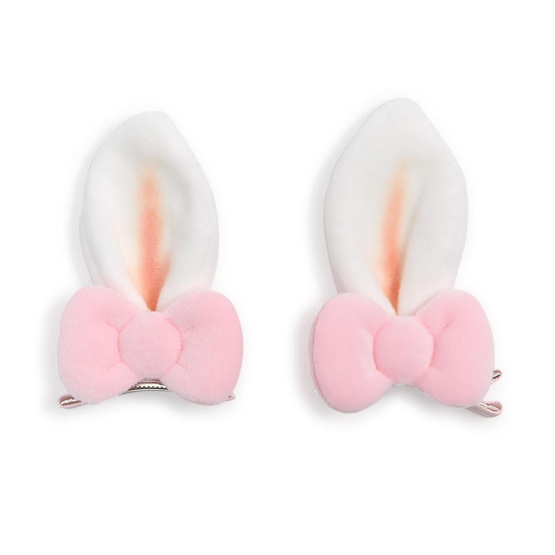BUNNY EARS HAIR CLIP SET Two's Company Easter Gifts & Basket Fillers BUNNY EARS HAIR CLIP SET Bonjour Fete - Party Supplies