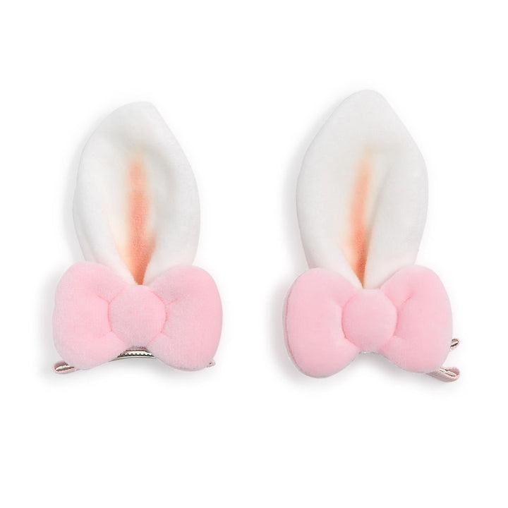 BUNNY EARS HAIR CLIP SET Two's Company Easter Gifts & Basket Fillers BUNNY EARS HAIR CLIP SET Bonjour Fete - Party Supplies