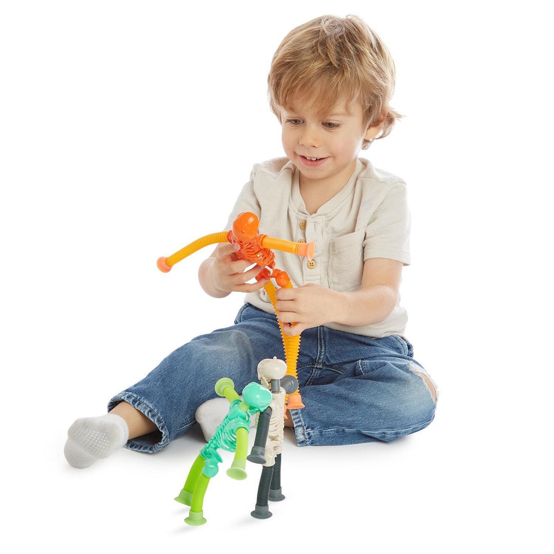 FUNNY BONES ACCORDION SKELETON TOY - Bonjour Fête 