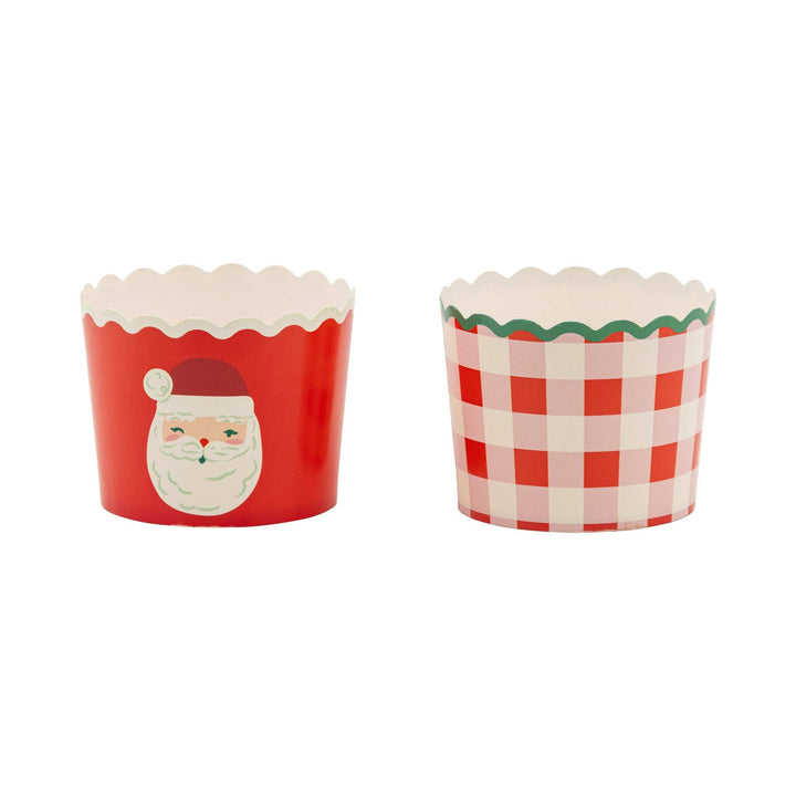 PLCC2249 - Santa Plaid 5 oz Baking Cups My Mind’s Eye PLCC2249 - Santa Plaid 5 oz Baking Cups Bonjour Fete - Party Supplies