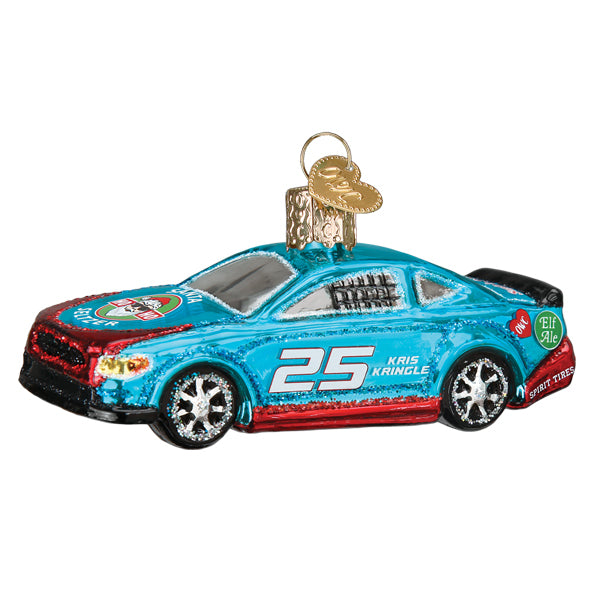 Racing Sports Car Ornament Old World Christmas 1.5 X 4 X 1.75 / 46113 Racing Sports Car Ornament Bonjour Fete - Party Supplies