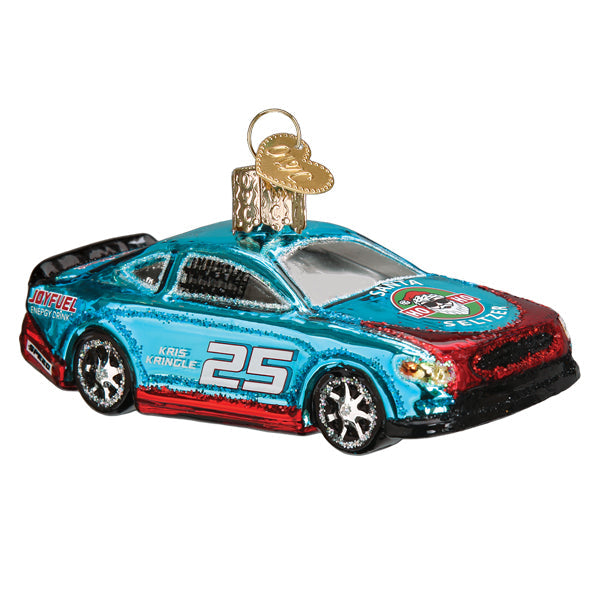 Racing Sports Car Ornament Old World Christmas 1.5 X 4 X 1.75 / 46113 Racing Sports Car Ornament Bonjour Fete - Party Supplies