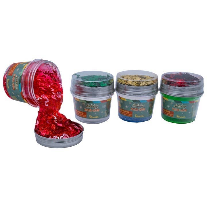 Toysmith Deluxe Holiday Mix-In Slime, Stocking Stuffer Toysmith Toysmith Deluxe Holiday Mix-In Slime, Stocking Stuffer Bonjour Fete - Party Supplies