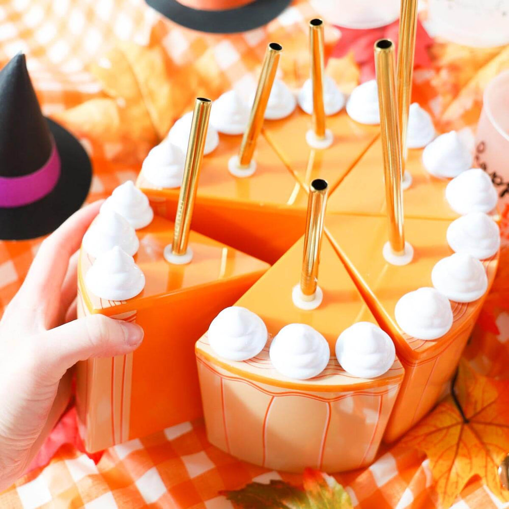 Pumpkin Pie Sipper Packed Party Pumpkin Pie Sipper Bonjour Fete - Party Supplies