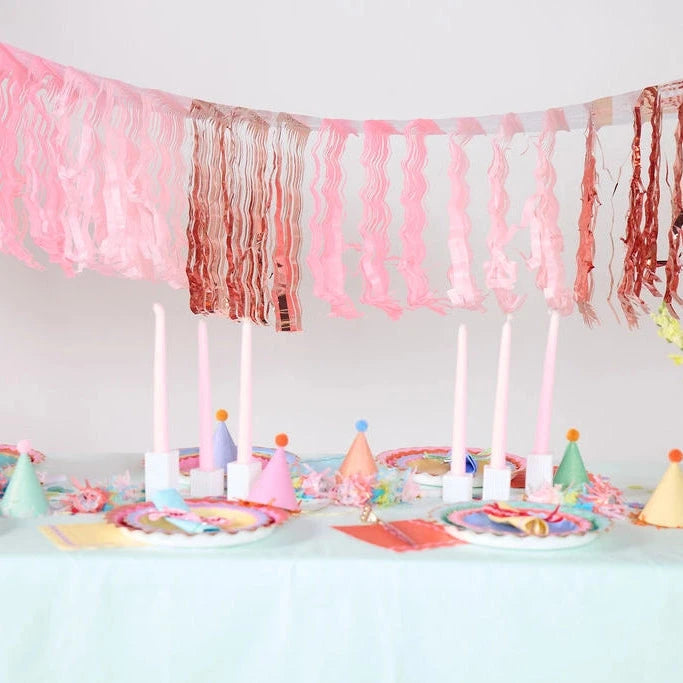 PINK FRINGE DECOR Packed Party Garlands & Banners PINK FRINGE DECOR Bonjour Fete - Party Supplies