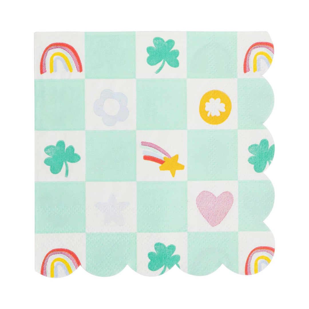 RAINBOWS SCALLOP COCKTAIL NAPKINS My Mind’s Eye Napkins RAINBOWS SCALLOP COCKTAIL NAPKINS Bonjour Fete - Party Supplies