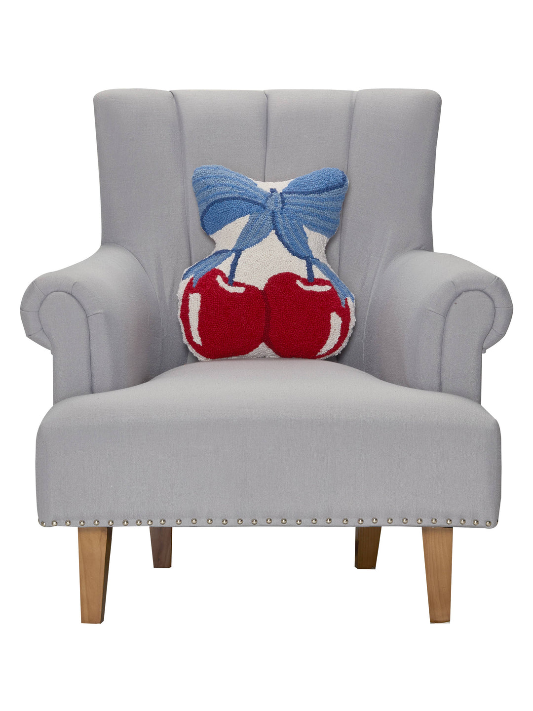 Cherries Hook Pillow - Junk Gypsy Peking Handicraft Cherries Hook Pillow - Junk Gypsy Bonjour Fete - Party Supplies