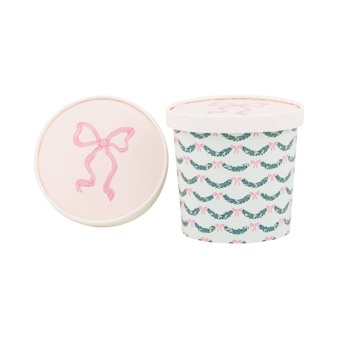 PLFC505 - Pink Bow Take Out Treat Cups My Mind’s Eye PLFC505 - Pink Bow Take Out Treat Cups Bonjour Fete - Party Supplies