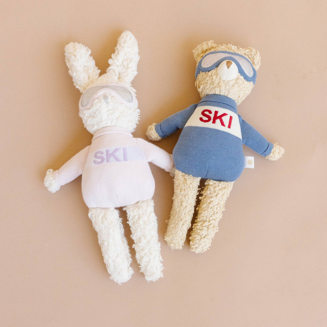 Plush Bear Ski Baby Kids Toy Animal Gift Winter Sport Snow The Blueberry Hill Plush Bear Ski Baby Kids Toy Animal Gift Winter Sport Snow Bonjour Fete - Party Supplies