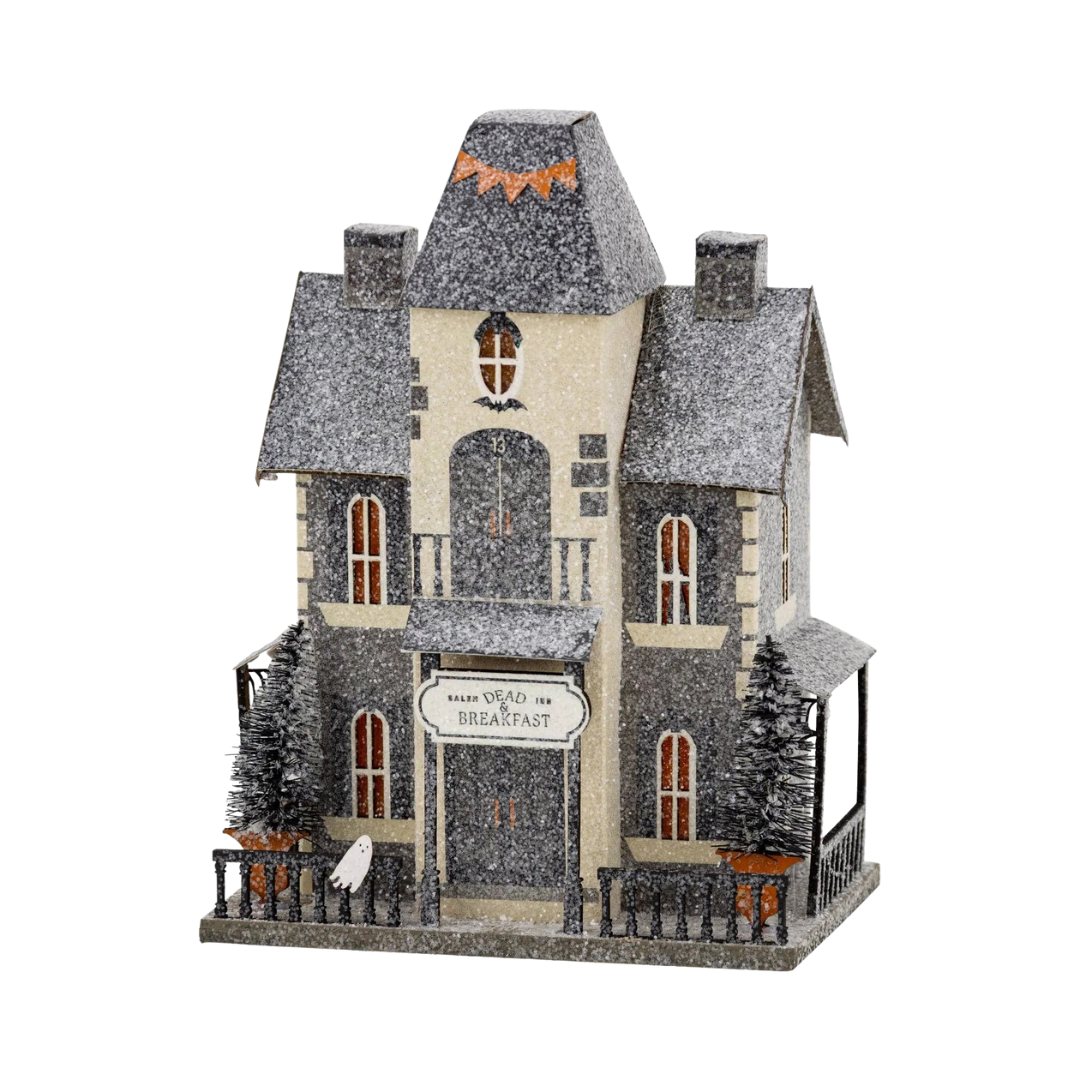 DEAD & BREAKFAST HAUNTED VILLAGE HOUSE My Mind’s Eye Halloween Home Decor DEAD & BREAKFAST HAUNTED VILLAGE HOUSE Bonjour Fete - Party Supplies