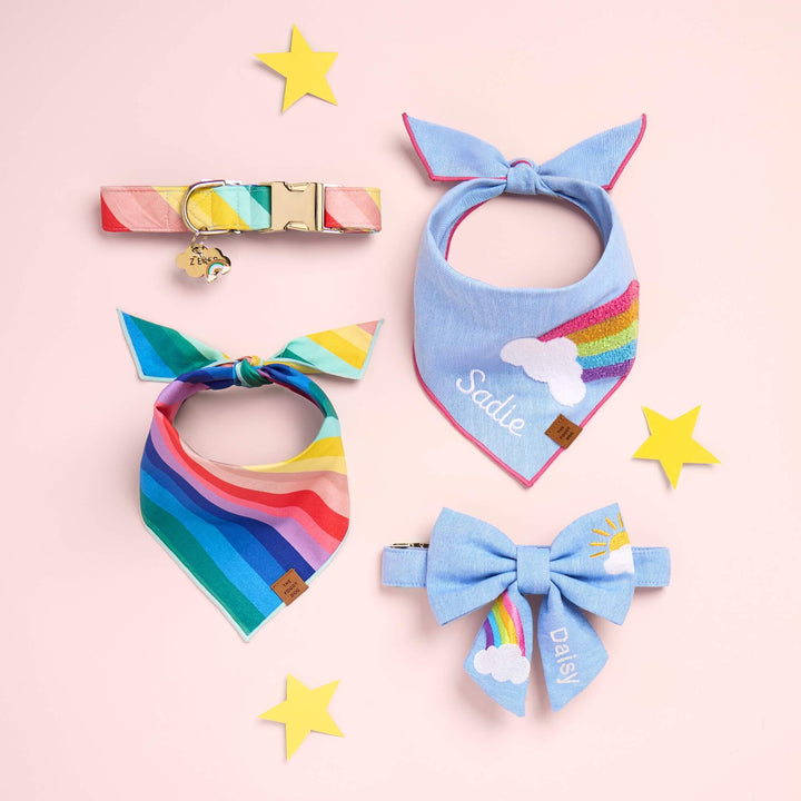Over the Rainbow Dog Collar